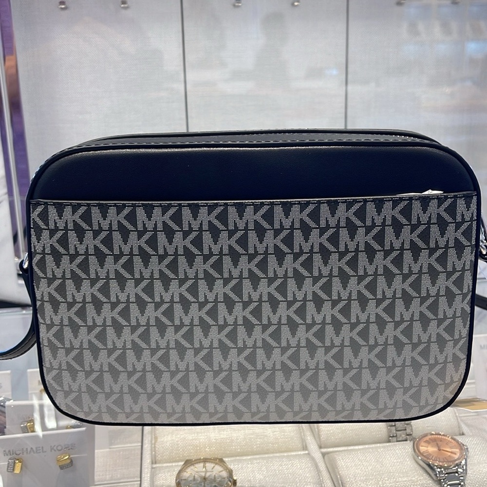 MICHAEL KORS Jet Set Lg Ombré Signature Logo EW Crossbody Body East West 
Black - Picture 12 of 16